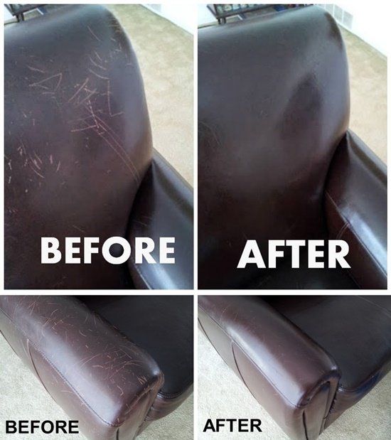 Remove Scratches From Leather with One Ingredient